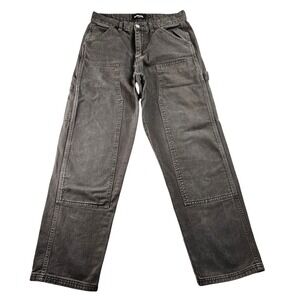 RSQ Straight Leg Carpenter Jeans –‎ Men's 28x30 – Gray Utility Workwear Denim
